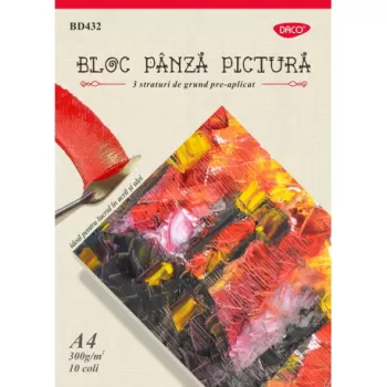 Bloc de desen panza A4 300G, 10 coli BD432-1