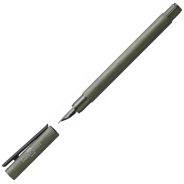 Stilou Faber-Castell Neo slim aluminium verde, penita F-2-IMG-slider