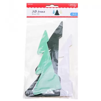 Accesorii craft - Brazi 3D din carton Daco AD765-2