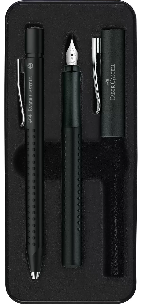 Set stilou si pix Grip 2011 negru Faber-Castell-1-IMG-slider