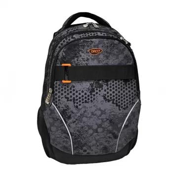 Ghiozdan baieti clasele 5-8, negru, 44.5 cm Daco GH4612-1