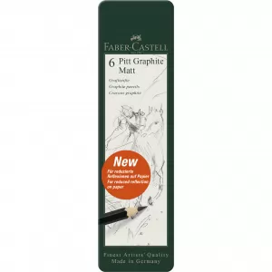 Set 6 buc creion grafit mat pitt Faber-Castell-1-IMG-nav
