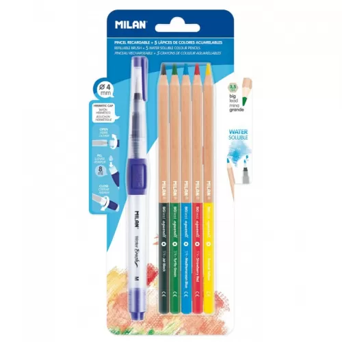23-Creion-color-5-Acuarela-si-pensula-cu-rezervor-MILAN