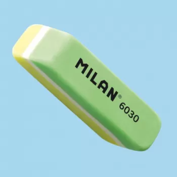 Radiera tesita bicolora din plastic MILAN 6030-1