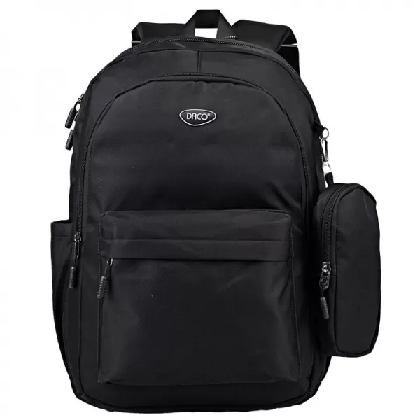 Ghiozdan scoala copii, negru cu borseta, 46 cm Daco GH573N-1-IMG-slider