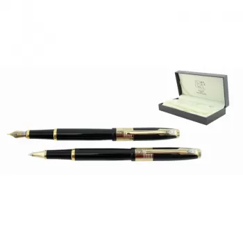 Set pix si stilou PICASSO negru 999N-2