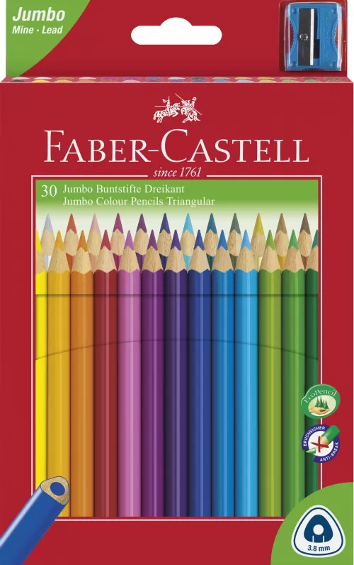 14-Creioane-colorate-jumbo-30-culori-+-ascutitoare-Faber~Castell