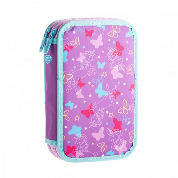 Penar fete dublu mov, echipat 37 piese, Fluturasi Daco PE286E-1-IMG-slider
