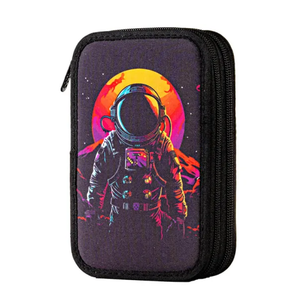 Penar copii cu 2 fermoare, echipat 37 piese, Astronaut Daco PE2006E-1-IMG-slider