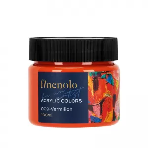 Acuarele acrilice 100 ml - Rosu Vermilion - Finenolo Deli-1-IMG-nav
