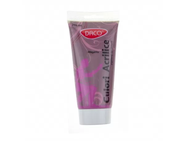 Culori acrilice 200 ml - Roz Magenta - Daco CU3200M-1-IMG-slider