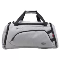 Geanta voiaj mica, 4 fermoare, gri, 52 cm Daco GL195-1-IMG-slider-mobile