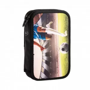 Penar 2 fermoare baieti, echipat 37 piese, imprimeu fotbal Daco PE287E-1-IMG-nav