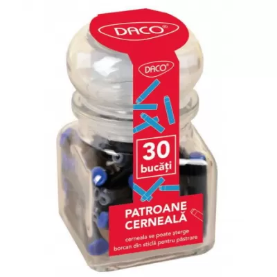 Rezerve cerneala, set 30 bucati, ambalaj sticla Daco PA030-img