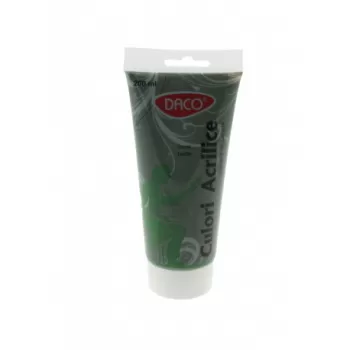 Culori acrilice 200 ml - Verde Mediu - Daco CU3200VM-1