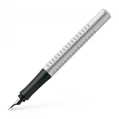 Stilou Faber-Castell Grip 2011 argintiu, penita M-img