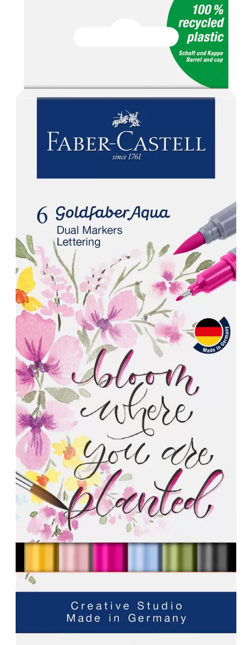 6-Marker-solubil-2-capete-set-6-buc-lettering-goldfaber-Faber~Castell
