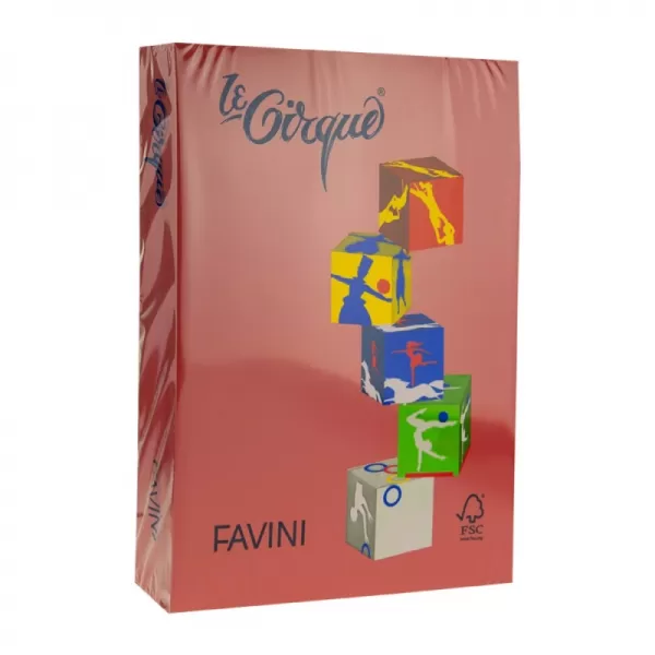 Carton colorat A4, rosu rubin, 250 coli, 160 g/mp, 210 Favini-1-IMG-slider