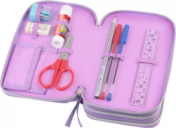 Penar 3 compartimente fete, echipat cu 44 piese, Unicorn 3D Faber-Castell-2-IMG-slider