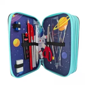 Penar 3 compartimente baieti, echipat 46 piese, astronaut Daco PE3045E-4-IMG-nav