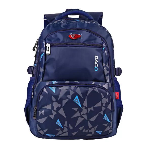 Ghiozdan scoala albastru 45.5 cm, imprimeu abstract Daco GH563-1-IMG-slider