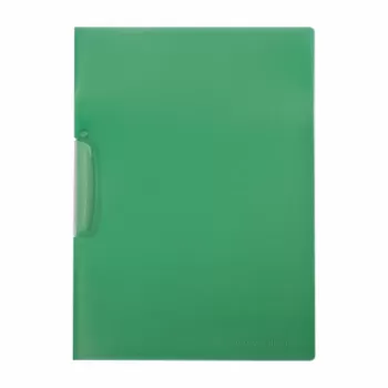 Mapa plastic cu clips A4, Verde, DACO MP540V-1