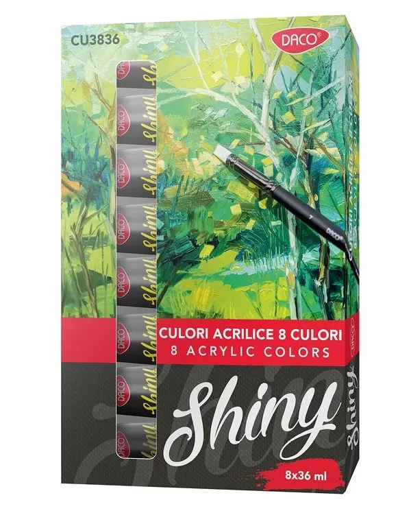 Culori acrilice 8 culori x 36 ml Daco CU3836-1-IMG-slider