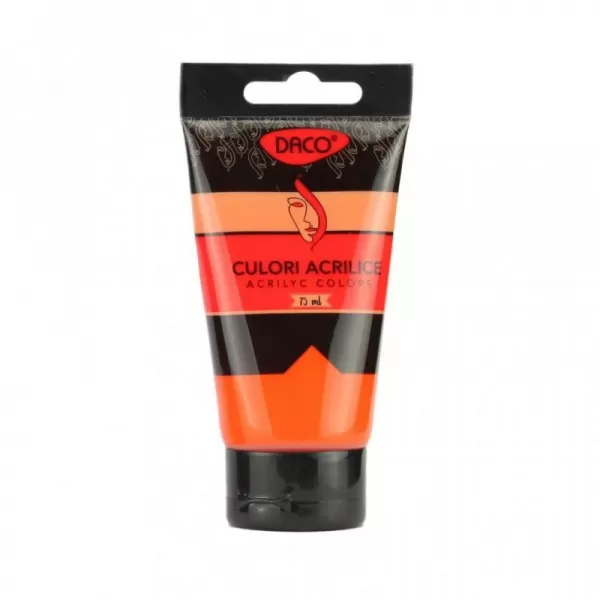 Acuarele acrilice 75ml - Portocaliu - Daco CU375P-1-IMG-slider