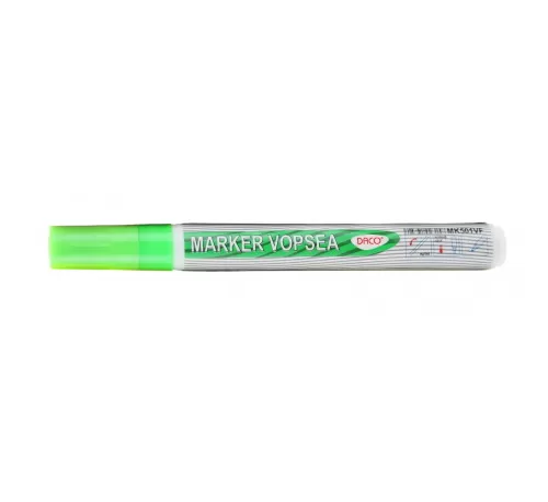 12-Marker-vopsea-DACO-verde-fluo-MK501VF
