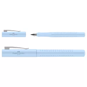 Stilou Faber Castell Grip 2010 albastru Blue Sky, penita M-2-IMG-nav