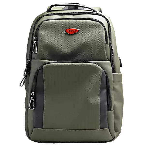 Rucsac laptop kaki, 3 compartimente, 47 cm Daco GH661-1-IMG-slider