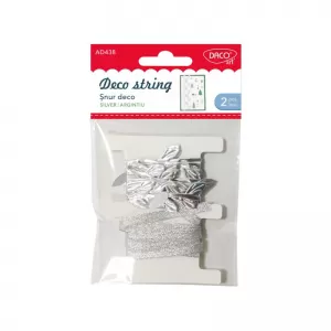Accesorii craft - şnur decorativ argintiu DACO AD438-1-IMG-nav
