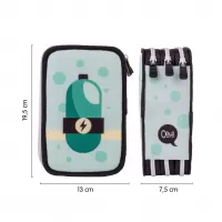 Penar 3 compartimente, echipat cu 49 piese, Aliens Green Milan 1364ALNGR-2-IMG-slider-mobile