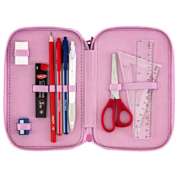 Penar fetite 3 compartimente, echipat cu 46 piese, catel Daco PE3040E-3