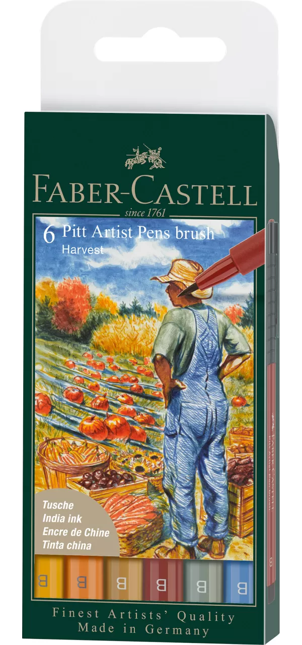 Pitt artist pen set 6 buc culori toamna 2022 Faber-Castell-1-IMG-slider