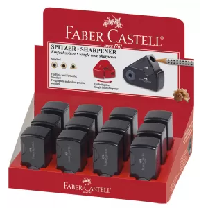 Ascutitoare plastic simpla sleeve-mini neagra Faber-Castell-3-IMG-nav