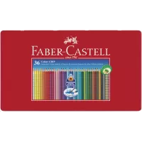 Creioane colorate 36 culori cutie metal grip 2001 Faber-Castell-1-IMG-slider-mobile