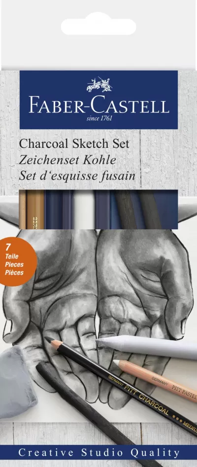 Set desen carbune Faber-Castell-img