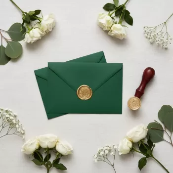 Plic color C6 verde padure, gumat, Daco PC612VP-2