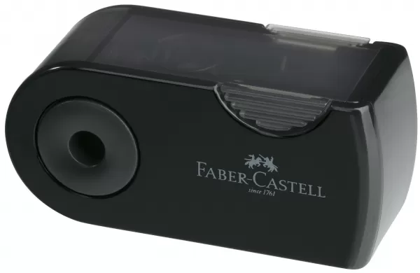 Ascutitoare plastic simpla sleeve-mini neagra Faber-Castell-2-IMG-slider