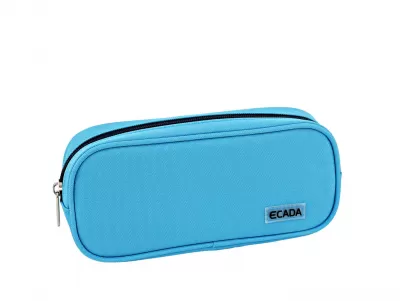 Penar etui albastru deschis, 1 fermoar Ecada 786024A-img