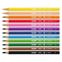 Creioane colorate maxi, 12 culori, triunghiulare Milan-2-IMG-slider-mobile