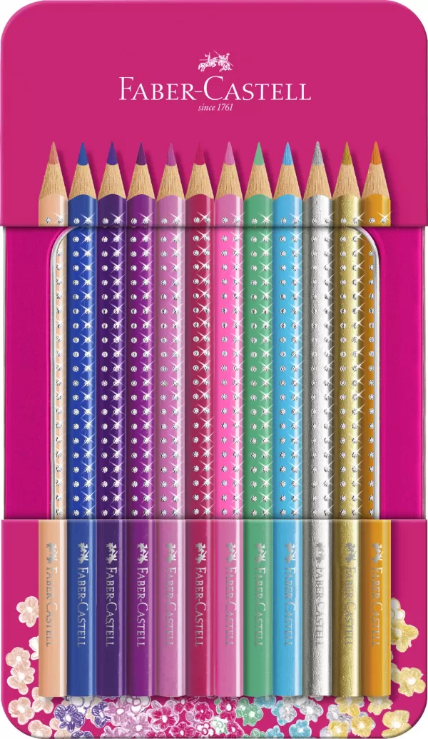 Set cadou 12 creioane colorate sparkle Faber-Castell-1-IMG-slider