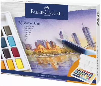 Acuarele 36 culori creative studio Faber-Castell-img
