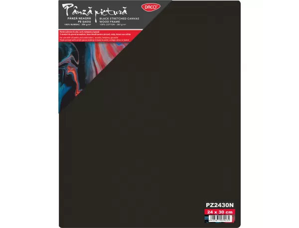 Panza pictura neagra pe sasiu 24x30 cm Daco-3-IMG-slider