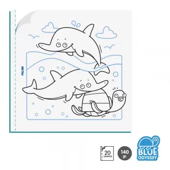 Carte de colorat 4+ Blue Odyssey Milan-2