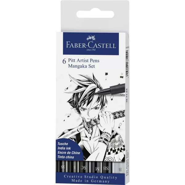 Pitt artist pen manga set 6 negru Faber-Castell-1-IMG-slider