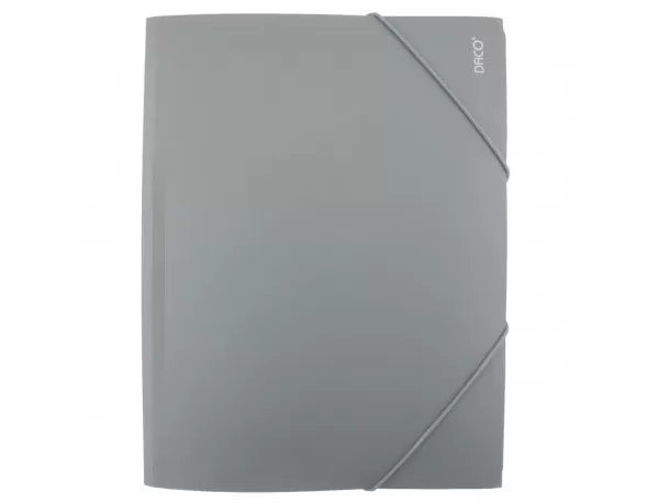 Mapa plastic cu elastic gri Daco MP250GR-1-IMG-slider