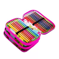 Penar echipat fete, 3 compartimente, 46 piese, imprimeu unicorn Basm Daco PE3005E-4-IMG-slider-mobile