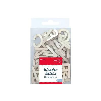Accesorii craft - AD371 Litere de lemn DACO-img
